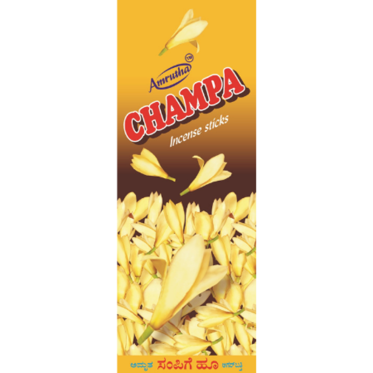 Amrutha Champa Premium Incense Sticks 100g Box