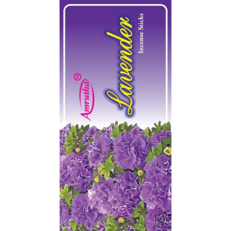 Amrutha Lavender Premium Incense Sticks 100g Box