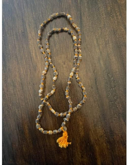 Tulsi Holy Basil 6 mm Hand Knotted 108+1 Round Beads Hindu Tibetan Buddhist Prayer Karma Subha Rosary Japa Mala