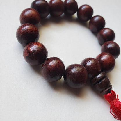 Red Sandalwood Bracelet For Men and Women || Lal Chandan Bracelet for Wearing || Stretchable Bracelet