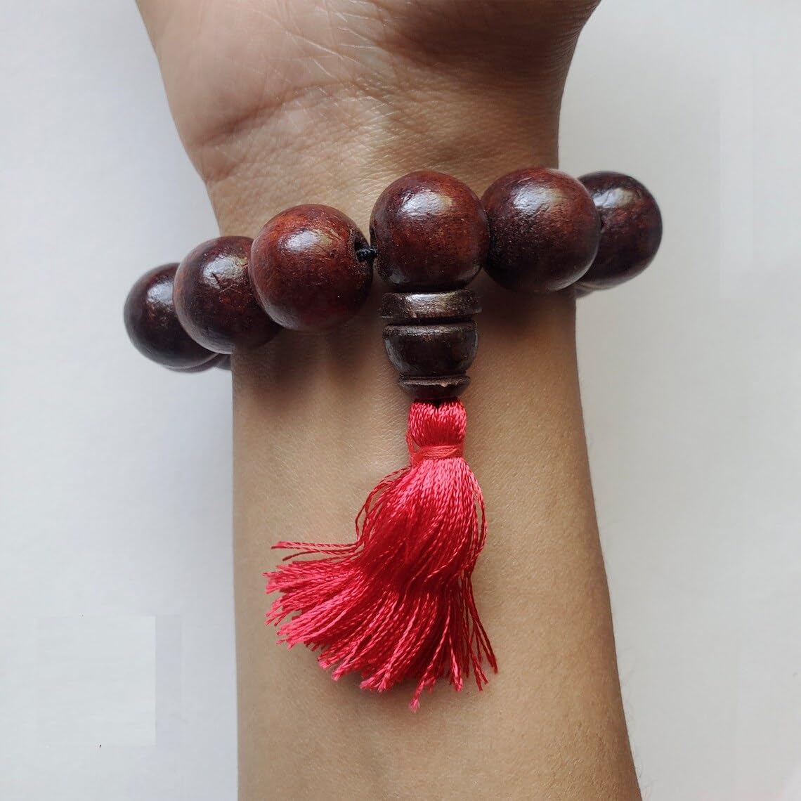 Red Sandalwood Bracelet For Men and Women || Lal Chandan Bracelet for Wearing || Stretchable Bracelet