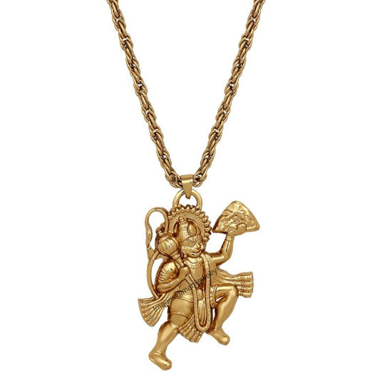 Bajrangbali Pavanputra Hanuman Pendant with Rope Chain